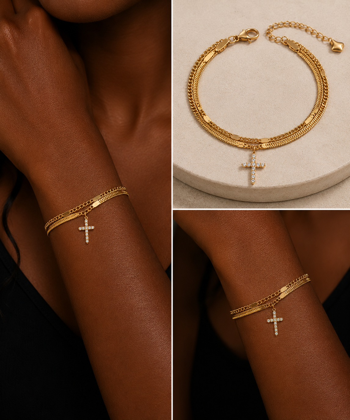 Grace Cross Bracelet