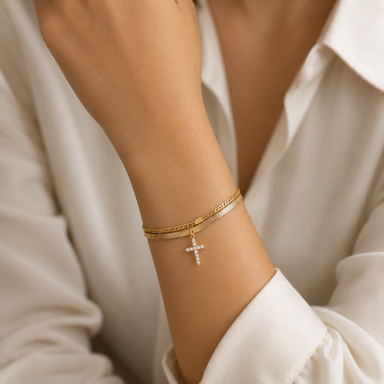 Grace Cross Bracelet