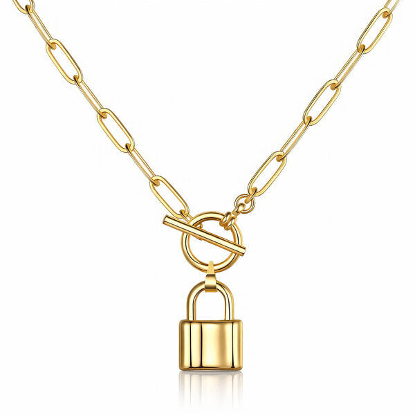 Éclat Lock Necklace