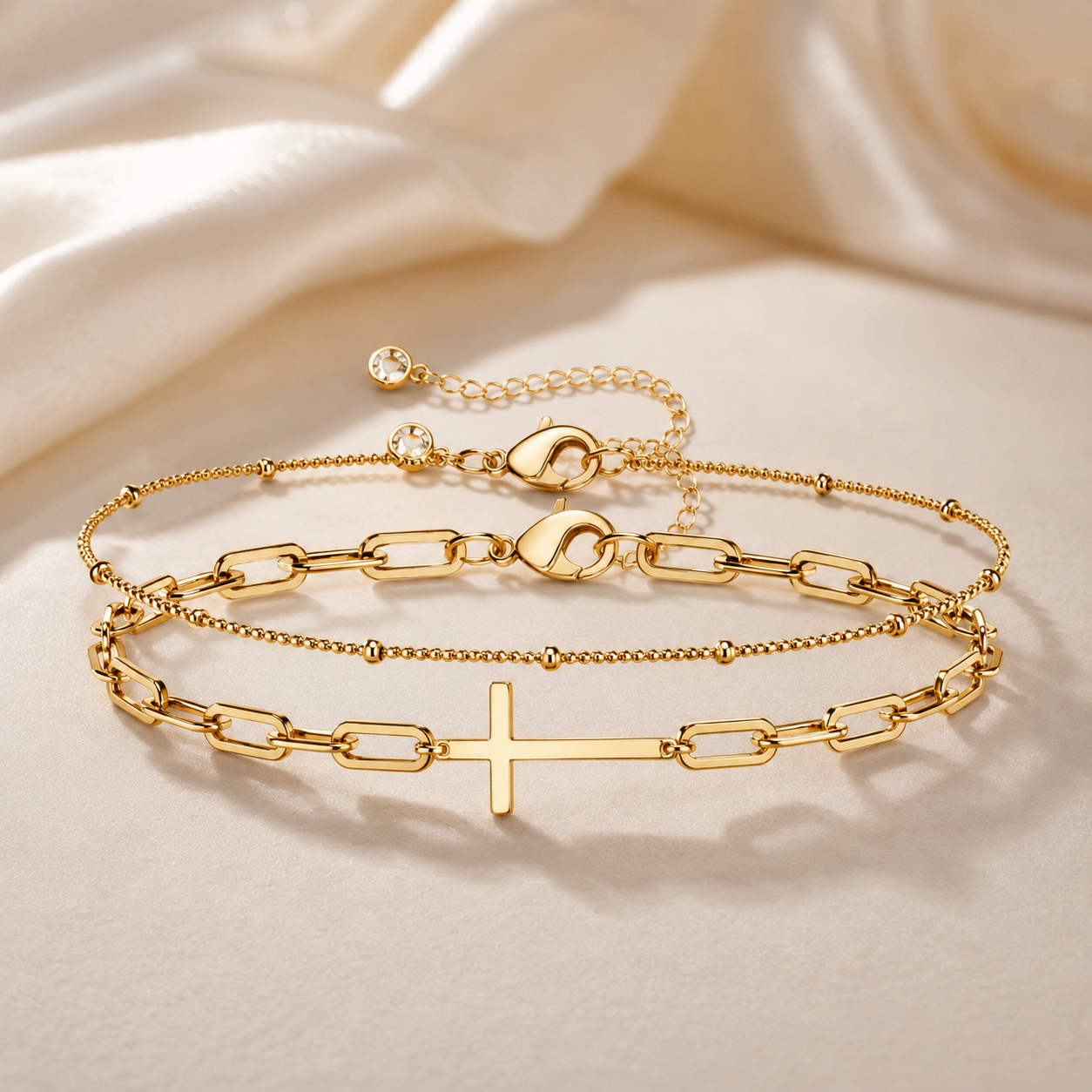 Éternité Cross Bracelet