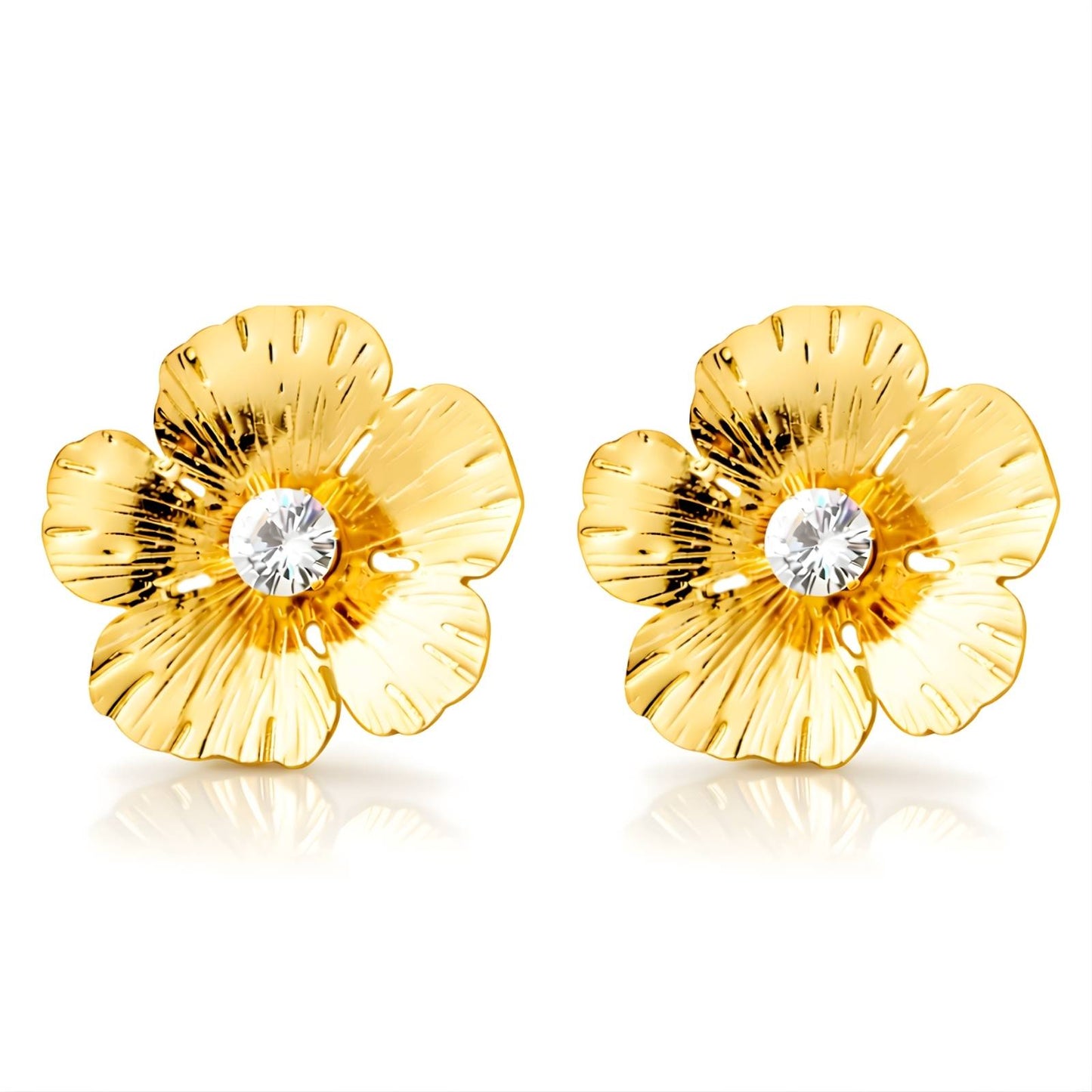 Golden Blossom Earrings